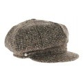 Casquette Gavroche Tweed Coco - Marron 