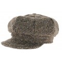 Casquette Gavroche Tweed Coco - Marron 