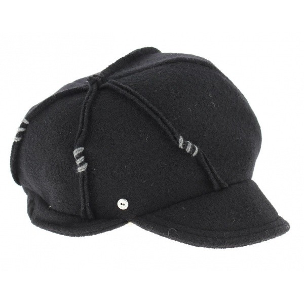 Casquette gavroche walk noir Mayser