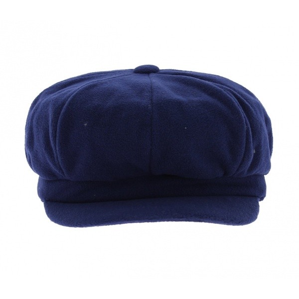 Navy blue polar gavroche cap