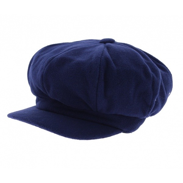 Casquette gavroche polaire bleu marine