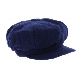 Casquette gavroche polaire bleu marine