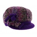 Casquette Gavroche Loreena Violet Laine - traclet