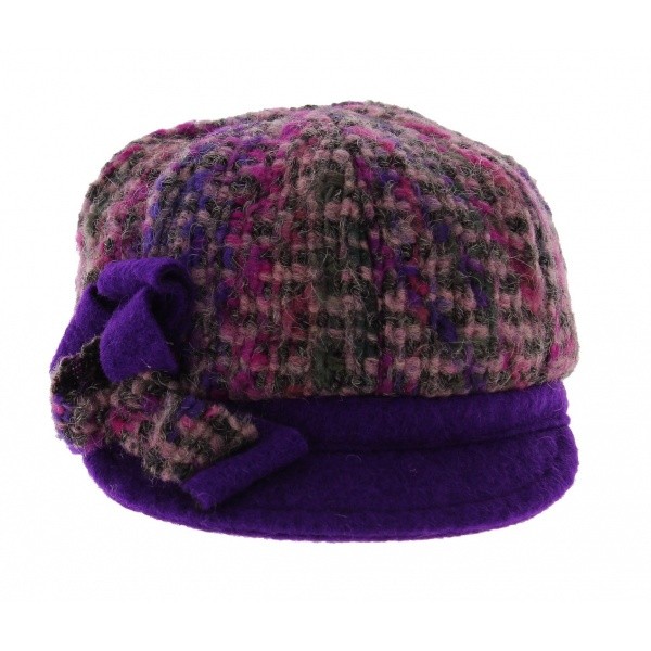 Casquette Gavroche Loreena Violet Laine - traclet