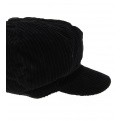 Casquette gavroche velours Noir - Traclet