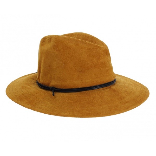 Chapeau traveller suédine rust - Rigon Headwear