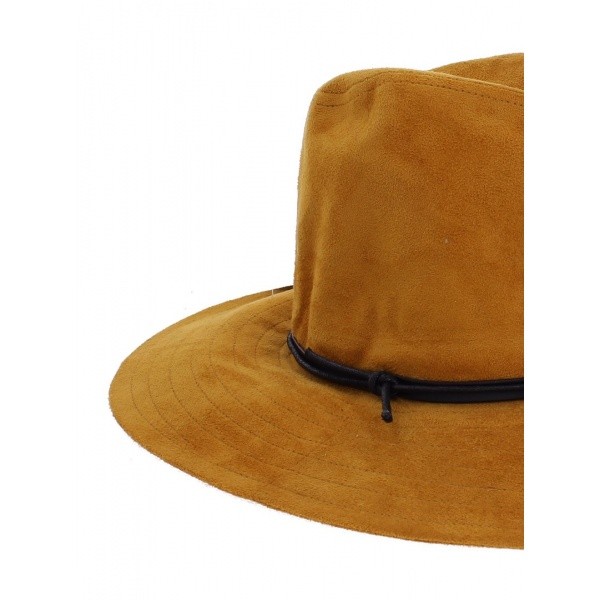 Rust suede traveller hat - Rigon Headwear