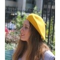 Mustard yellow beret