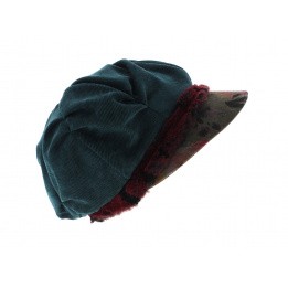 Casquette gavroche perla turquoise 