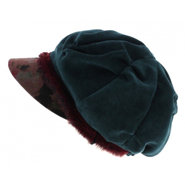 Casquette gavroche perla turquoise 