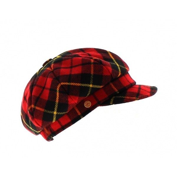 Casquette gavroche écossaise hanaé