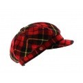 Hat with a hanaé Scottish gavroche cap