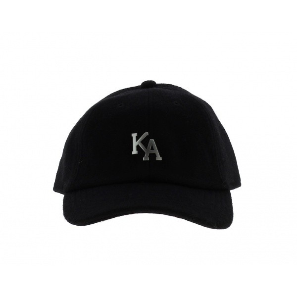 Casquette Letterman Curved Peak Noir  - KING APPAREL