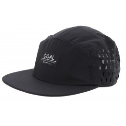 Casquette Strapback 5 Panels The Peace Polyester Noir - Coal