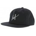 Casquette Snapback Script Coton Noir - Huf