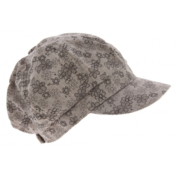 Casquette Gavroche Rétro Été Edelweiss Coton Marron - Traclet