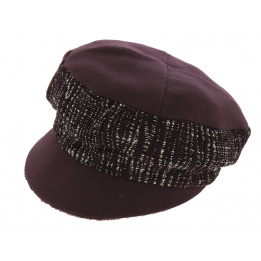 Casquette gavroche Rosalie - Violet 