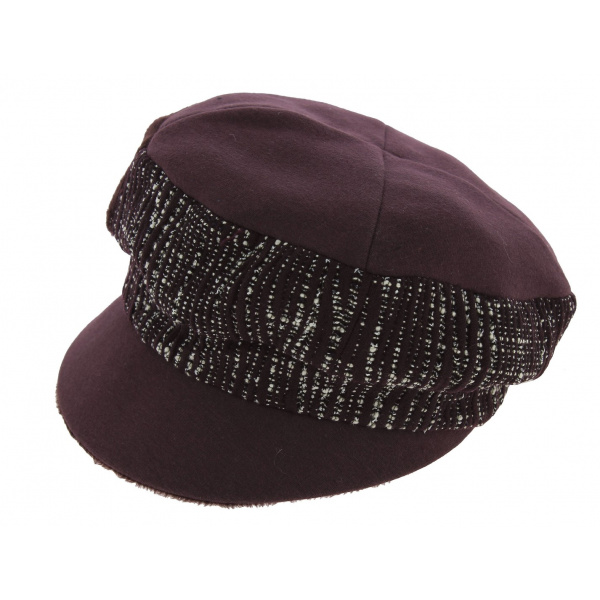 Casquette gavroche Rosalie - Violet 