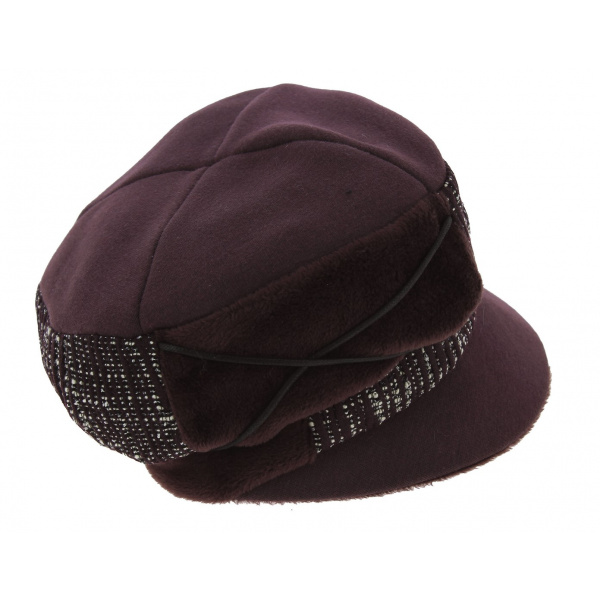 Casquette gavroche Rosalie - Violet 