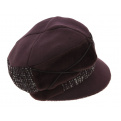 Casquette gavroche Rosalie - Violet 