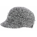 Casquette Gavroche Walk Chinée Noire- Traclet